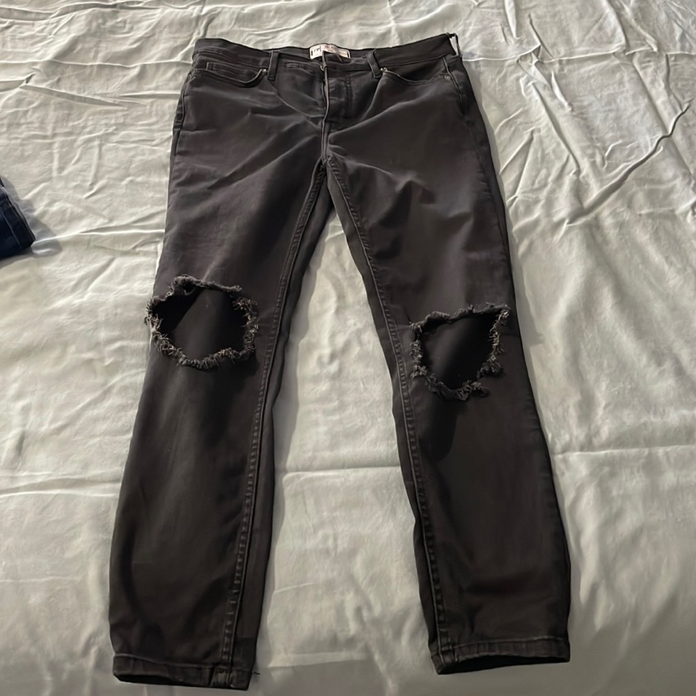 Free People Black Jeans